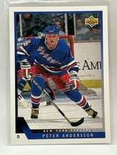 1993-94 Upper Deck Peter Andersson New York Rangers #71