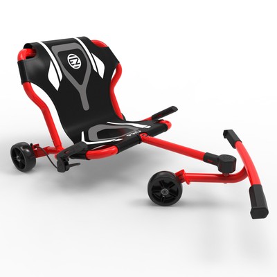 EzyRoller: Pro X Ride-On Scooter, Red, 220lb Capacity, Adults & Kids