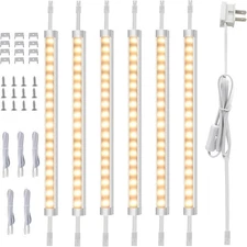 Under Cabinet Lighting,Dimmable Under Counter Lights 120V Plug in  & Hardwired