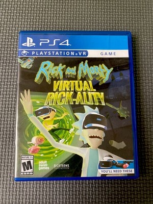 Rick and Morty Virtual Rick-ality No Manual PS4 PlayStation 4 Game