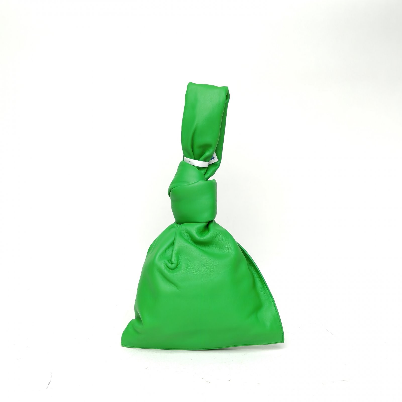 BOTTEGA VENETA Twist Knot Handbag Green Calfskin P206537702 thumbnail 4