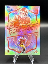 2022 Panini Donruss Elite Drake London Rc On Deck #RD-11 Atlanta Falcons