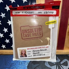 Unsolved Case Files Cold Case Murder Mystery Game Harmony Ashcroft In German NEW