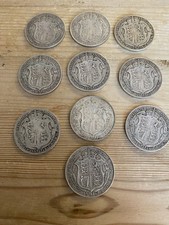 George v Half Crown Coins Full silver - 1915 - 1918