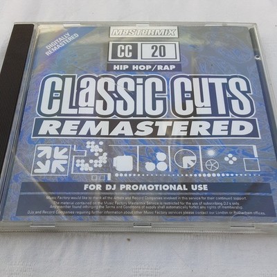 Mastermix Classic Cuts CC020 DJ Use only  CD. DJ promotional use. Hip Hop / Rap