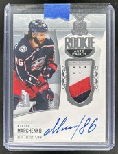 2022-23 Upper Deck The Cup Kirill Marchenko Patch Auto RC #/249 Rookie
