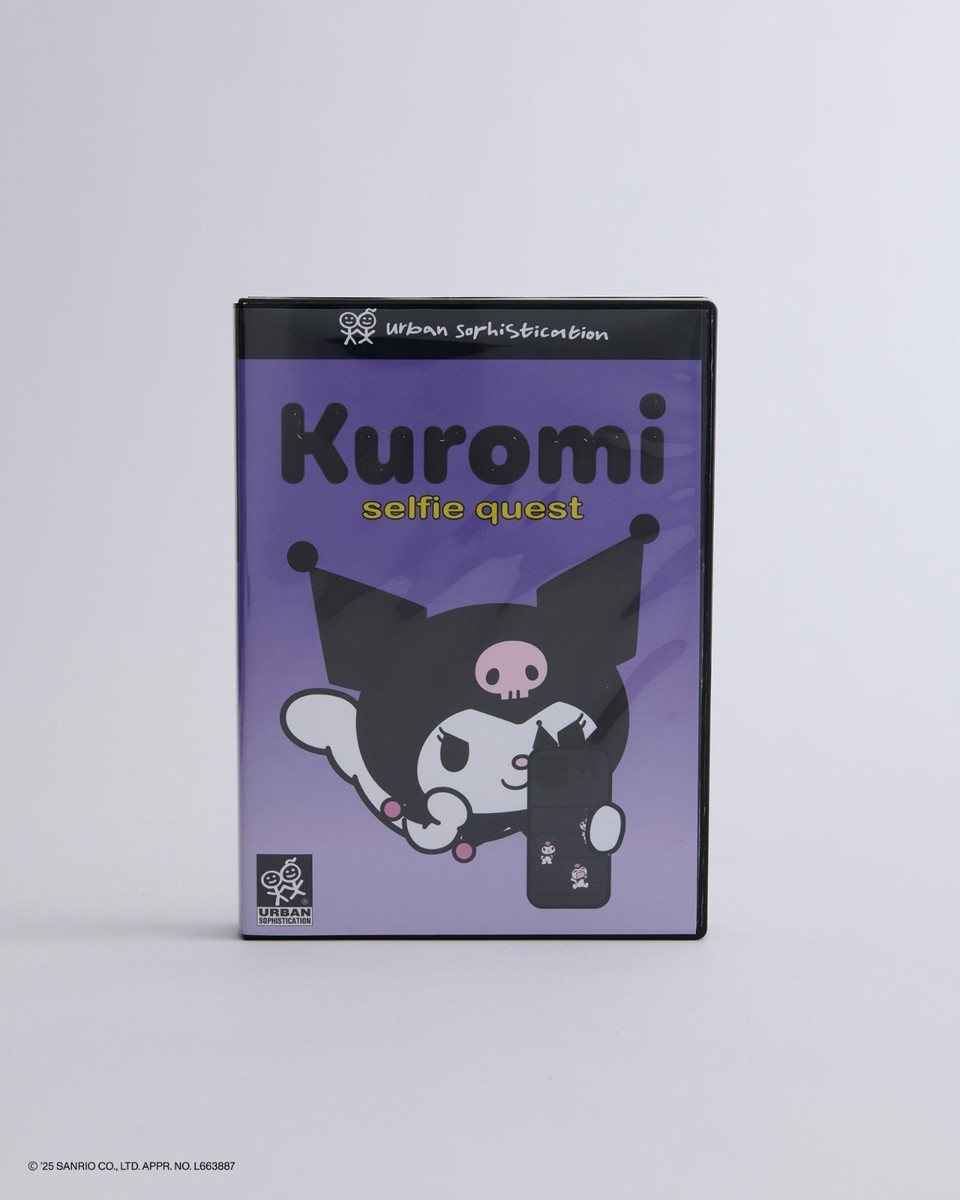 Urban Sophistication Sanrio The Puffer Case - Crying Kuromi