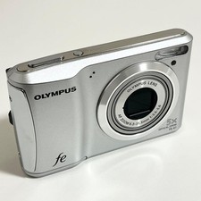 OLYMPUS FE-47 Compact Digital Camera 14MP AA Battery Tested Working Japan