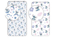 Disney Lilo & Stitch Bettlaken Spannbettlaken 90x200 cm 100% Baumwolle Spannbett