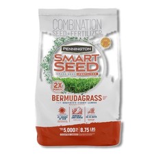 Pennington Smart Seed Bermuda Grass Seed Fertilizer Full Sun  8.75 lb 100543735