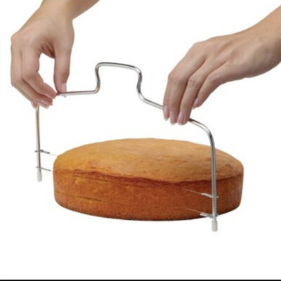 Edelstahl Sägeblatt verstellbar Draht Kuchen Schneider Backen Richtmaschine