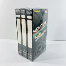 VTG Radio Shack Supertape T-120 Blank Video Cassette Tape Multipack 3 VHS Sealed