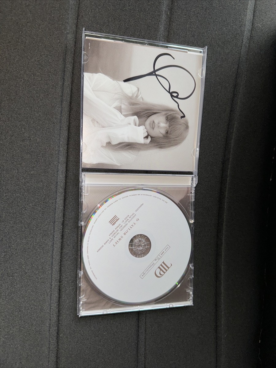Taylor Swift Signed CD The Tortured Poets Department TTPD
