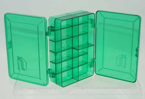 Plano Tackle Systems 3214 Green Double Sided Hard Plastic Fishing Tackle Box x 4 - Picture 2 of 6