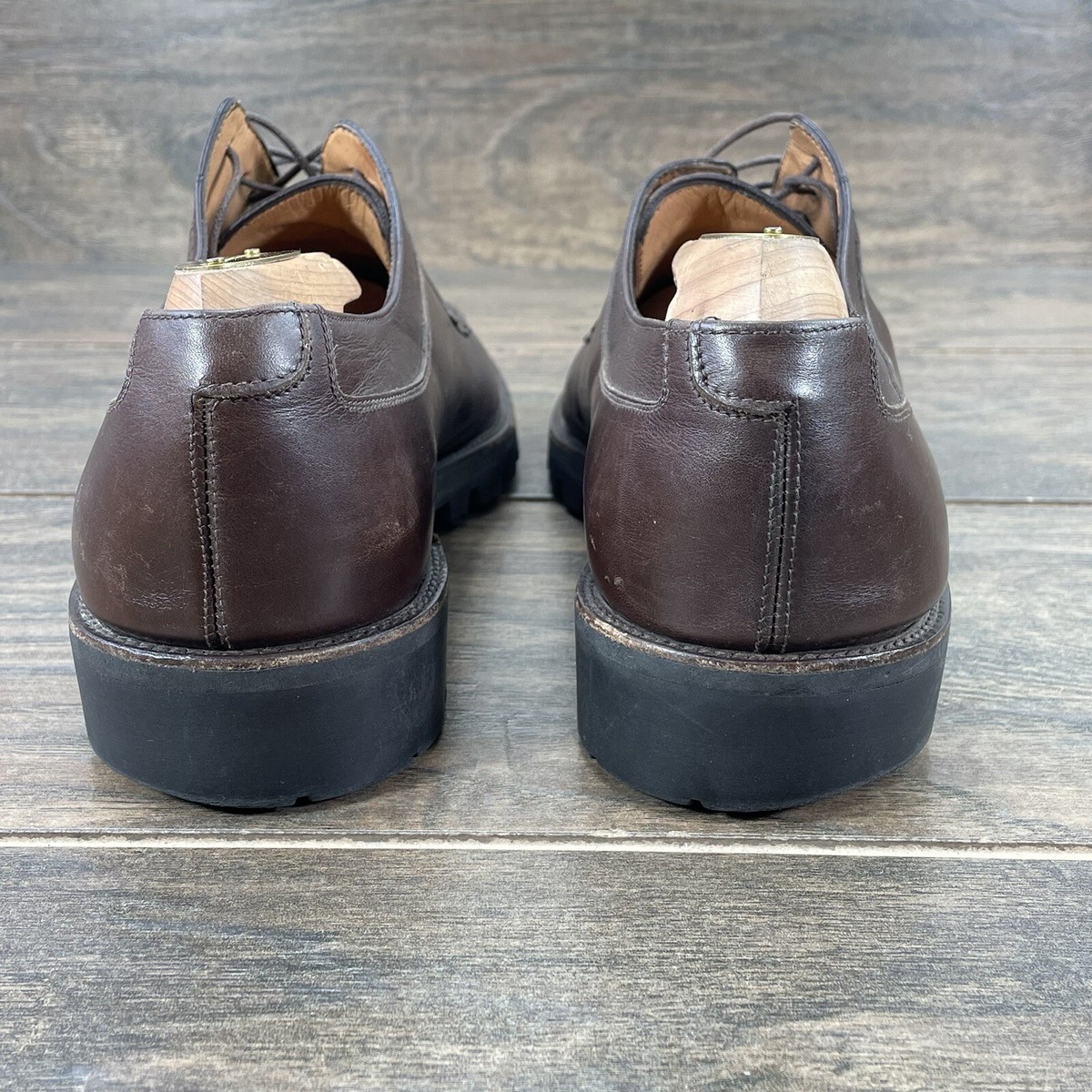 Salvatore Ferragamo, Brown, Leather, Split Toe Dress Oxfords Mens  Sz 9 $1,395 SALVATORE FERRAGAMO -  main image 2