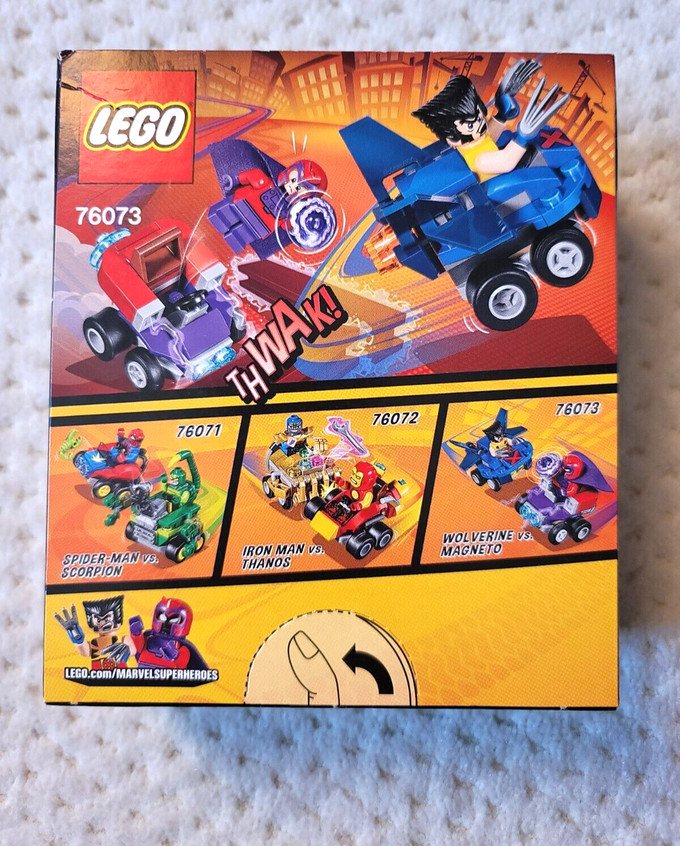 NISB Lego Marvel Super Heroes Mighty Micros Wolverine vs Magneto
