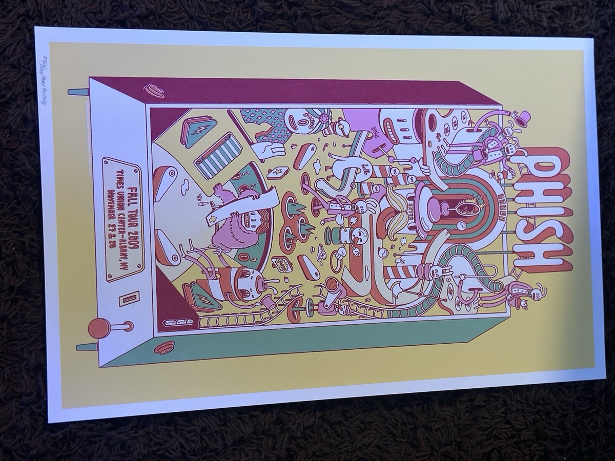 Phish Albany Poster 2009 (times union center) - Pedal