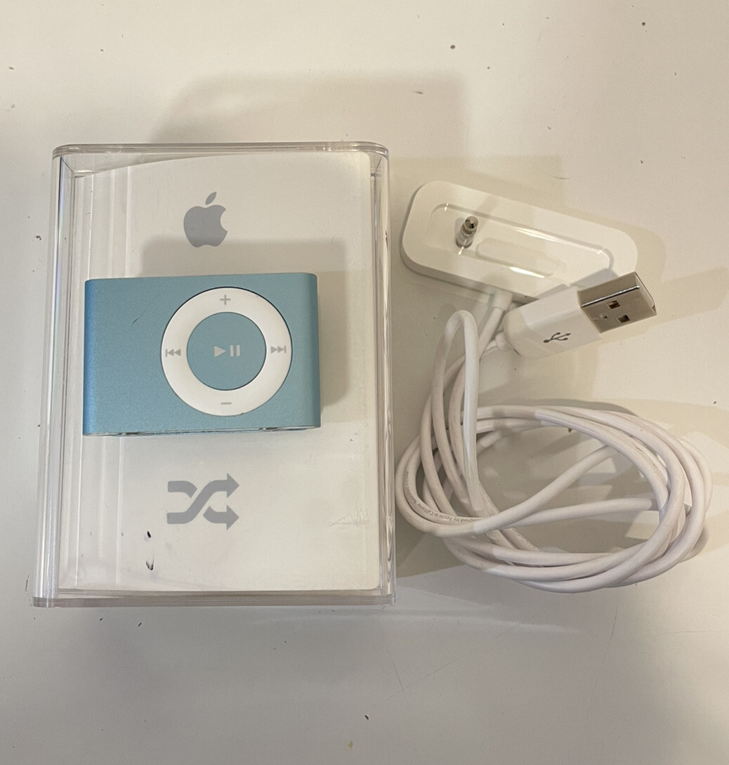 Apple iPod shuffle 2nd Generation - 1GB - Light Blue w/ Box