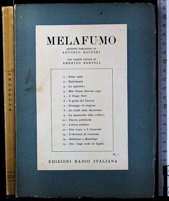 MELAFUMO. ANTONIO BALDINI. ITALIENISCHE RADIOAUSGABE.