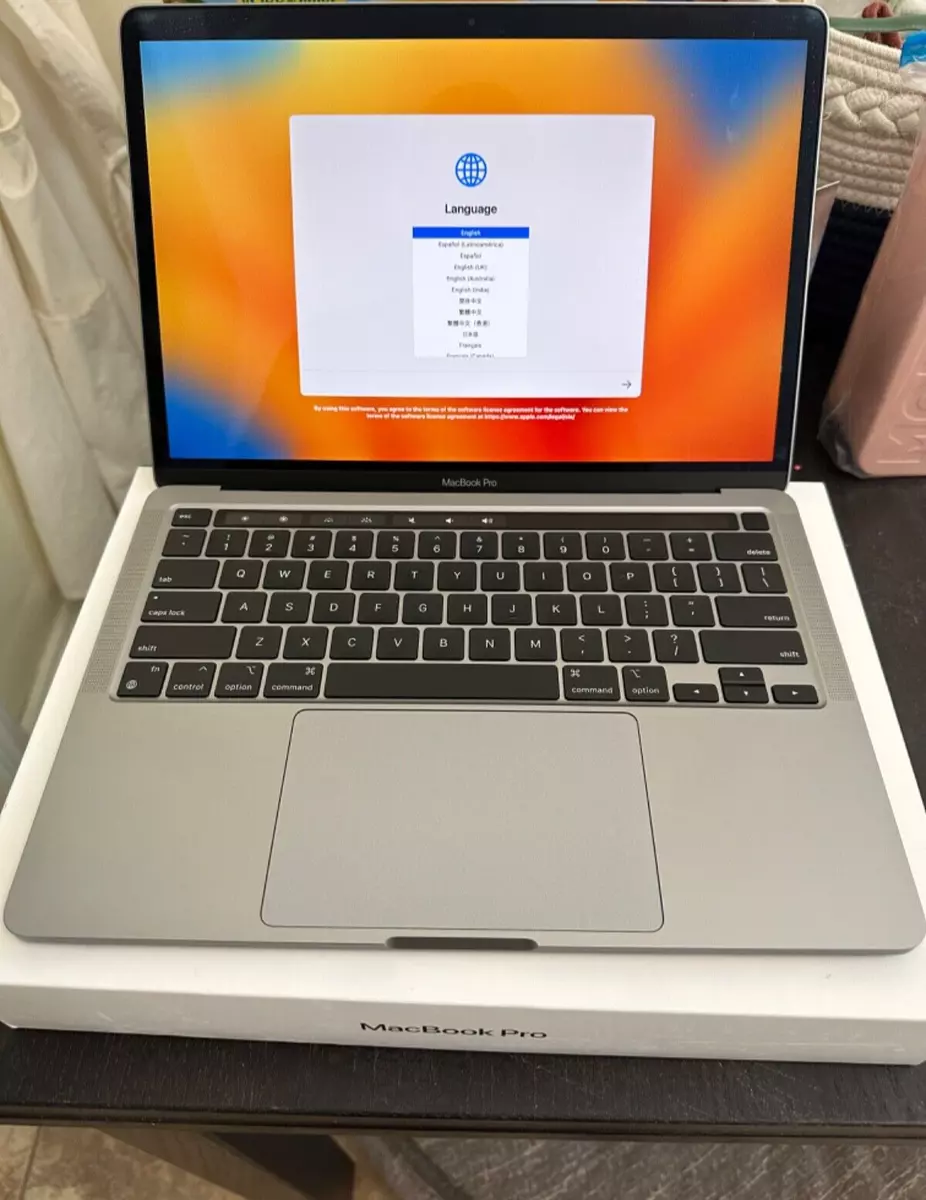 2020 Apple MacBook Pro 13-inch M1 Chip 8GB RAM 256GB SSD Space