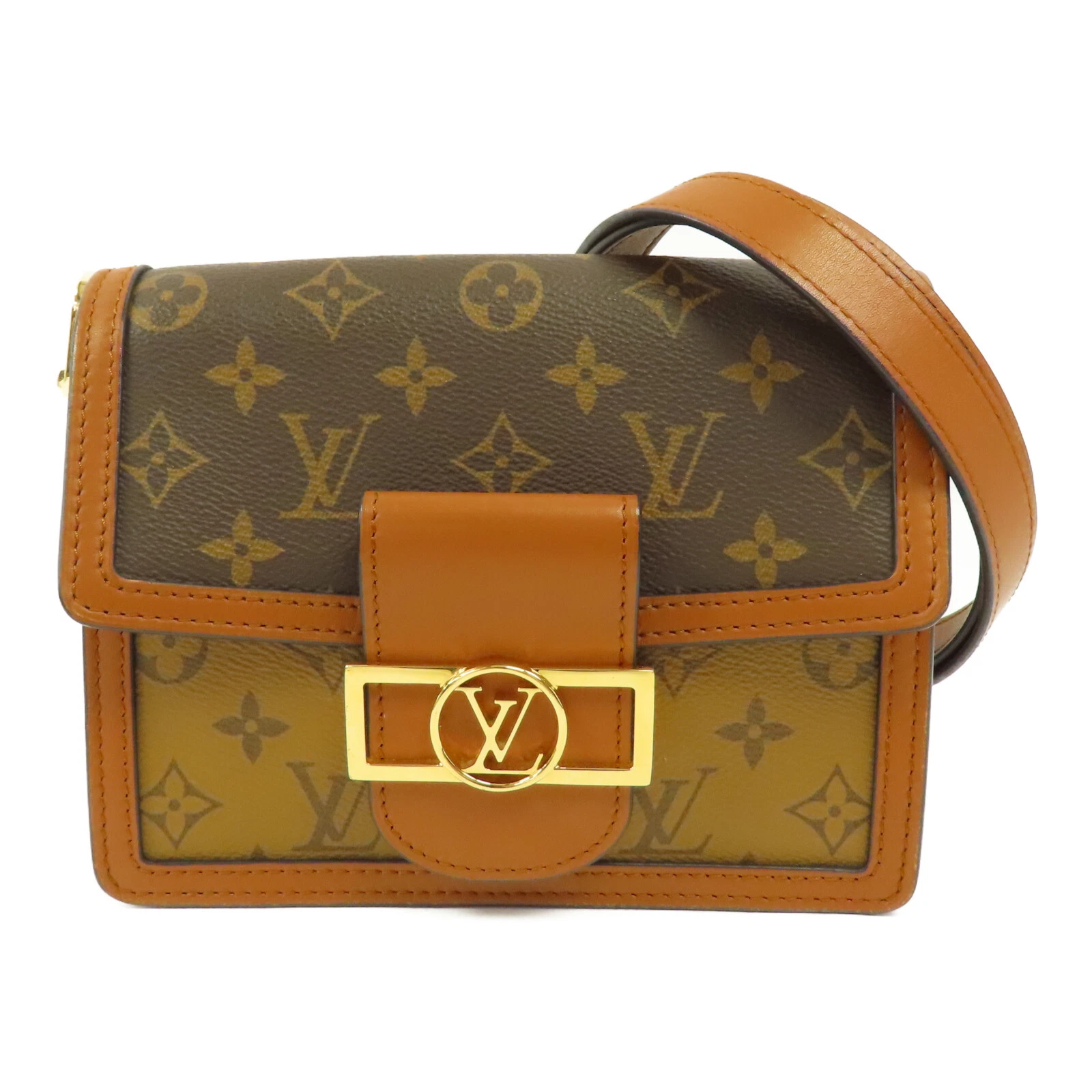 LOUIS VUITTON（LV） Borsa a tracolla Louis Vuitton LV Mini Delfino M45959 monogramma marrone rovesciato