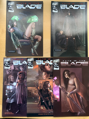 Fate of the Blade: KOMPLETTE 5 Ausgaben DW Comics 2002 Serie. #1 Ausklapptor CVR