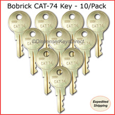 Bobrick CAT-74 Key - 10/pk. for Paper Towel  Toilet Tissue Dispensers