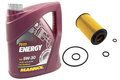5W30 Motoröl Ölfilter SH425/1P Set 4 Liter für BMW Chrysler Land Rover Mercedes 