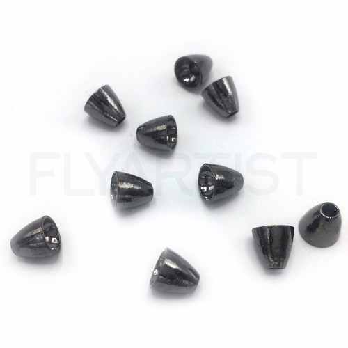 CABEZAS DE CONO DE TUNGSTENO HARELINE - Cuentas de cono para atar moscas - negro, cobre, oro, níquel - Imagen 10 de 13