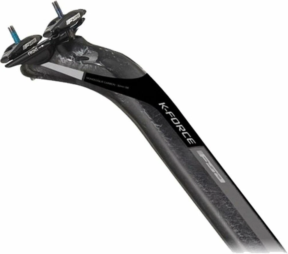 Tija de sillín de carbono compatible con FSA K-Force SB25 31,6x350 mm Di2 Foto 3 de 3