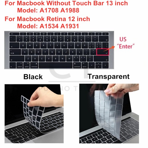 For Apple Macbook Pro Air 13" 15" 16" Keyboard Retina Cover Skin Protector Film - Picture 25 of 26