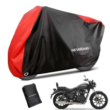 Motorcycle Bike Cover Outdoor Rain UV Dust Protect For Royal Enfield Meteor 350