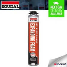Soudal B2 Fire Rated Expanding Foam Thermal & Acoustic Gap Filler Gun Grade