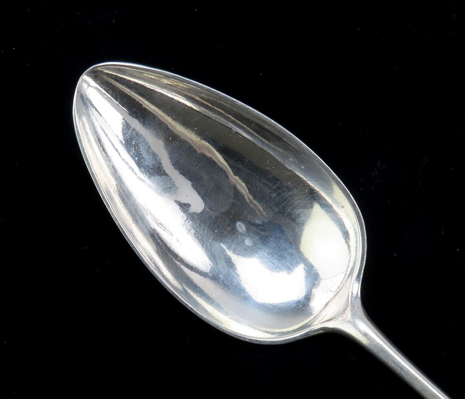 Lovely 1790s Coin Silver Serving Spoon Pointed End 9 Inches eBay