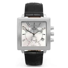 Markus Ruby Evolution Chronograph Brushed Steel Wrist Watch