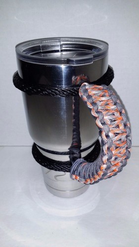 2 Farben Paracord Griffe für 40oz, 30oz & 20oz Yeti, Rtic, Sic, Ozark Trail Cups - Bild 74 von 75