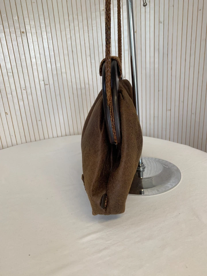 Sac Bandoulière Lollipops Bourse Marron Inspi Vintage S061 - Photo 4/4