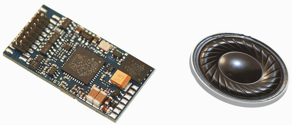 PIKO 56362 Lok-Sound Decoder con altoparlante per br 102.1 312 PIKO 56362 Lok-Sound Decoder con altoparlante per br 102.1 312