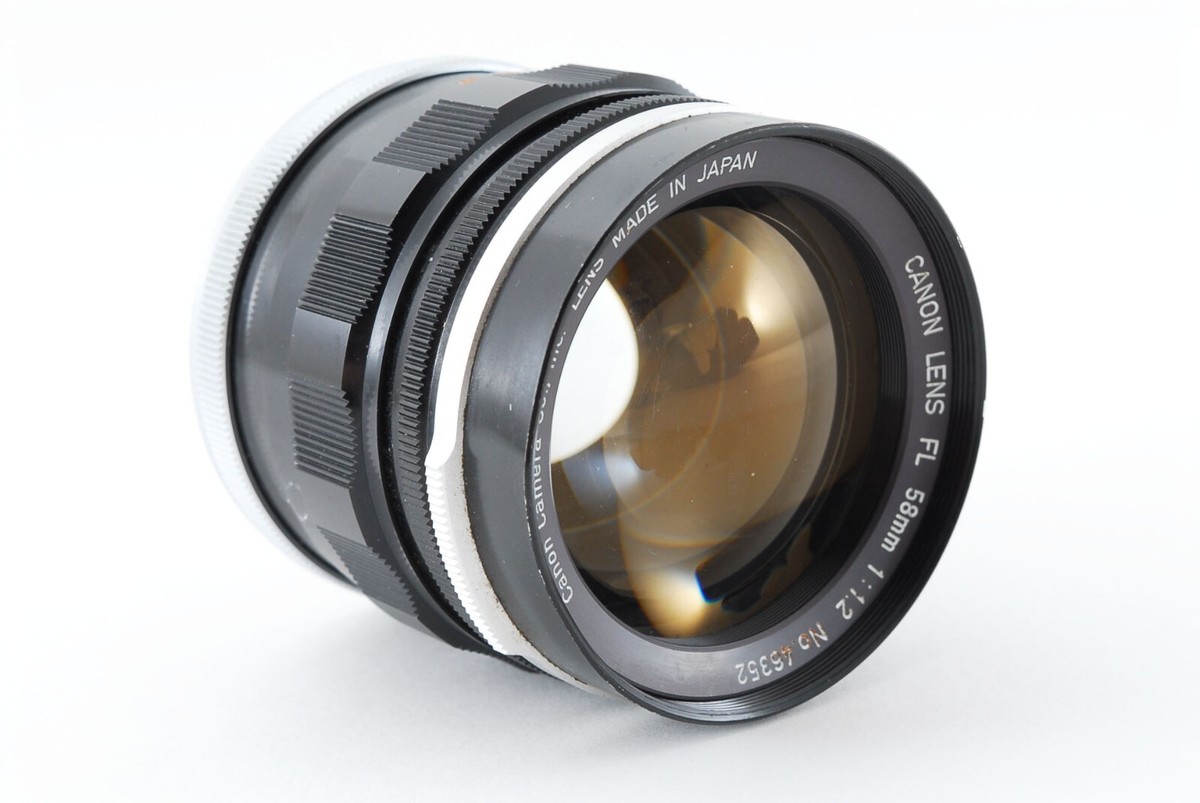 Exc+++++】 Canon FL 58mm f1.2 MF Standard Lens For FL FD