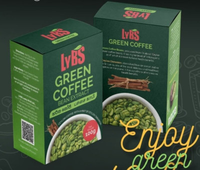 Green Coffee Bean Extract with Cinnamon Ceylon Taste Premium Quality 100g