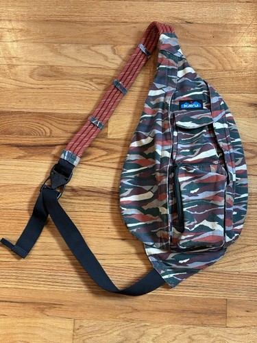 Bolso Kavu Bolso Bandolera Cuerda - Mochila de Hombro - Bolso Bandolera Camuflaje Camuflaje