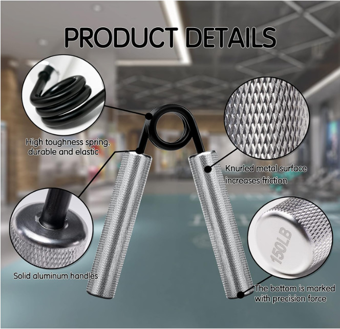 3 PcsGrip Strength Trainer Heavy-Duty Hand Grip Strengthener for Wrist & Forearm