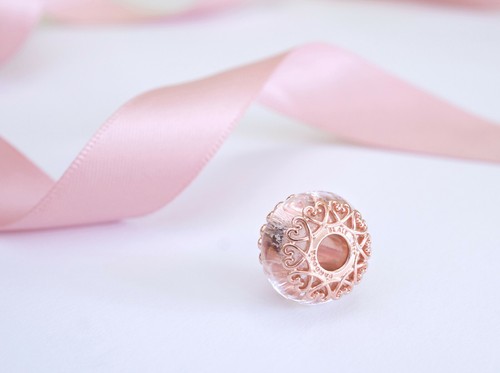 NEW Authentic Pandora Rose Gold Murano 
