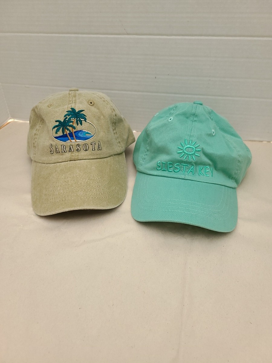Hat Lot Siesta Key Sarasota Distinctibe Headwear Adjustable