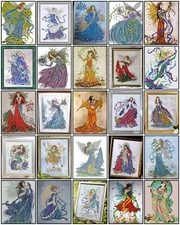 YOU CHOOSE N. 14 Cross Stitch Pattern Joan Elliott Mirabilia Nora Corbett Bella