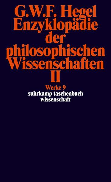 Enzyklopädie Der Philosophischen Wissenschaften Ii Grundrisse 1830 |