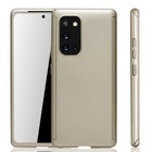 Handyhülle Schutz Case für Samsung Galaxy S20 Full Cover Displayschutz 360 Gold