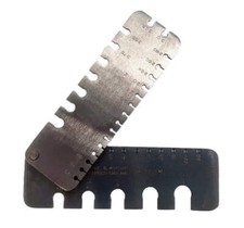 Moore & Wright Wire Gauge 0.2-10mm 40 Slot Made in England - 1053M