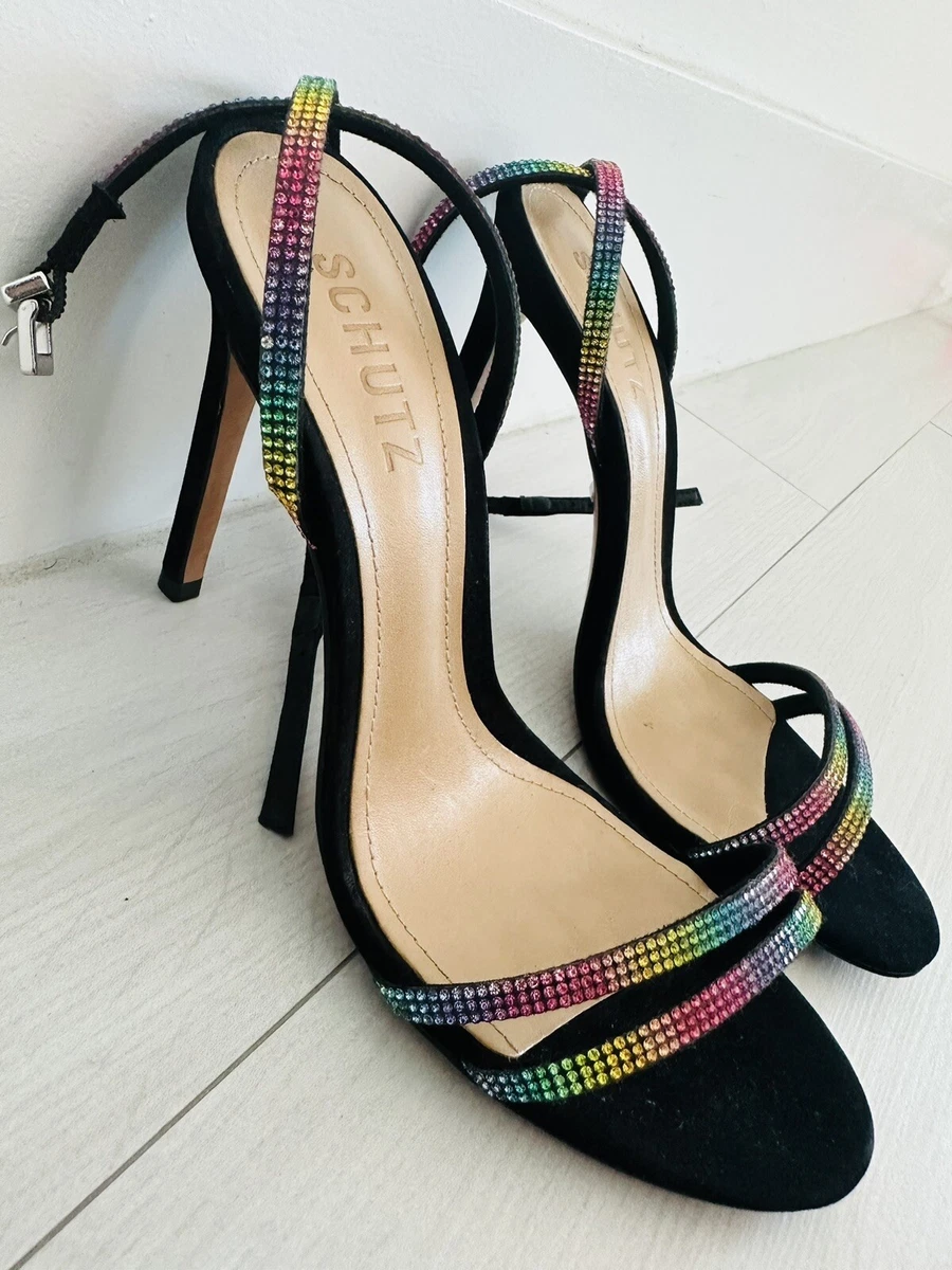 Multicolor heels sandals new arrivals