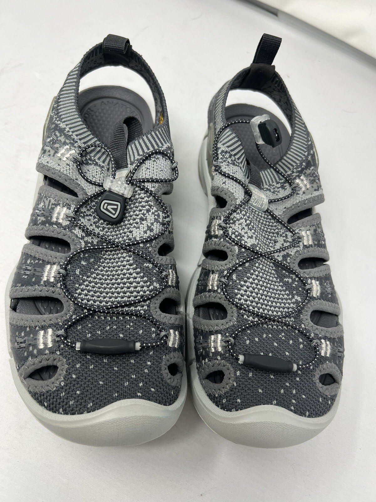 KEEN 'Evofit One' Gray Camo Sport Hiking Sandals Made In USA Women's Sz